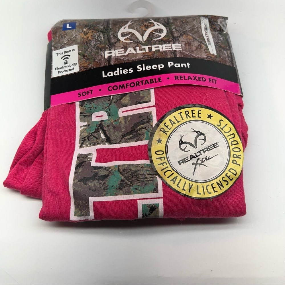 Realtree Pink and Camouflage Ladies Sleep Pants